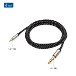 Cable Matters 1/4" TRS Male to 1/8" TRS Male Stereo Cable