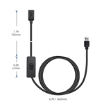 Cable Matters USB 3.0 M/F Extension Cable with On/Off Switch