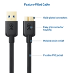 Cable Matters 2-Pack Micro USB 3.0 Cable