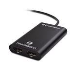 Cable Matters [Intel Certified] Thunderbolt 3 to Dual DisplayPort Adapter - 4K 60hz Ready
