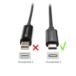 Cable Matters [Intel Certified] Thunderbolt 3 USB-C Cable Supporting 100W Charging