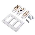 Cable Matters Triple Gang 7.1 Speaker Wall Plate with HDMI