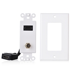 Cable Matters HDMI Wall Plate with Coax Outlet