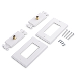 Cable Matters 2-Pack 1-Port TV Cable Wall Plate