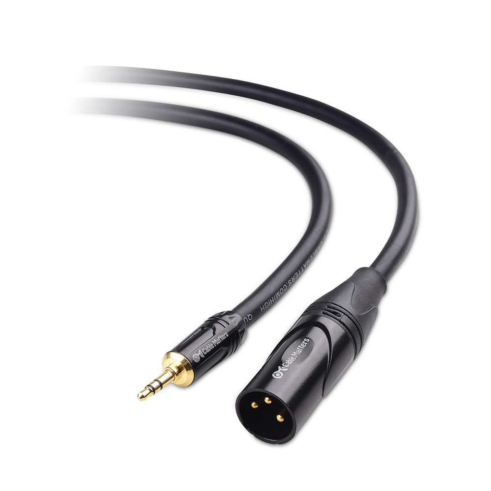Cable Matters 3.5mm (1/8 Inch) TRS to XLR Cable (Male to Male)