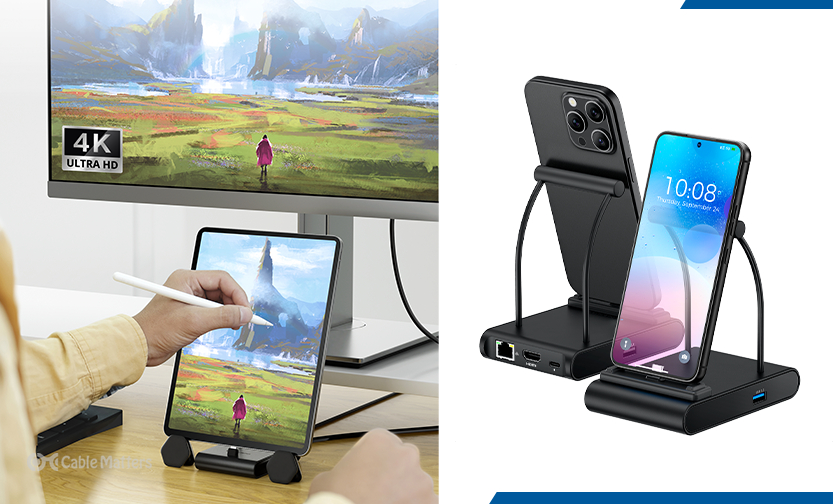 How to Connect iPad & iPad Pro to a Monitor - Cable Matters Tablet Dock
