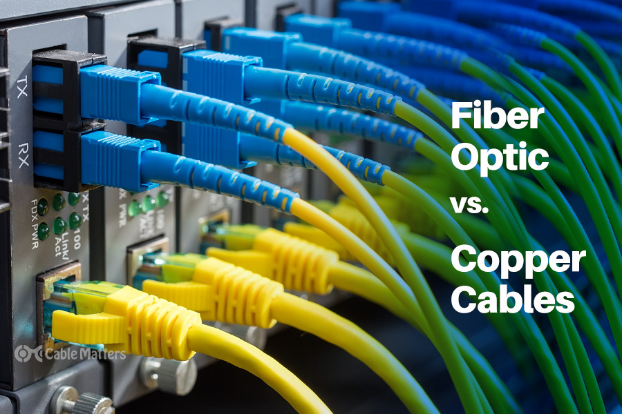 Fiber Optic vs. Copper Cables: What's the Difference?