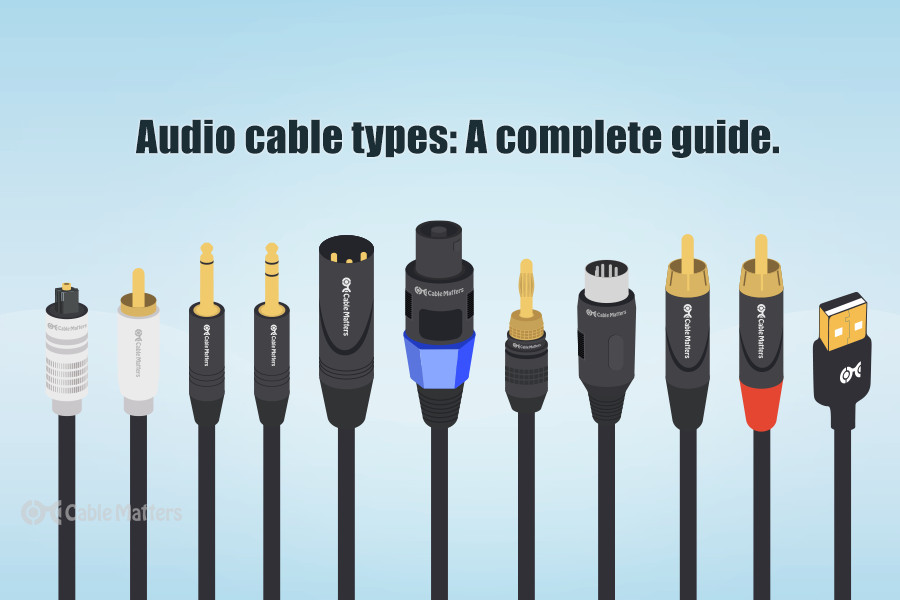 Computer Audio Cable Types