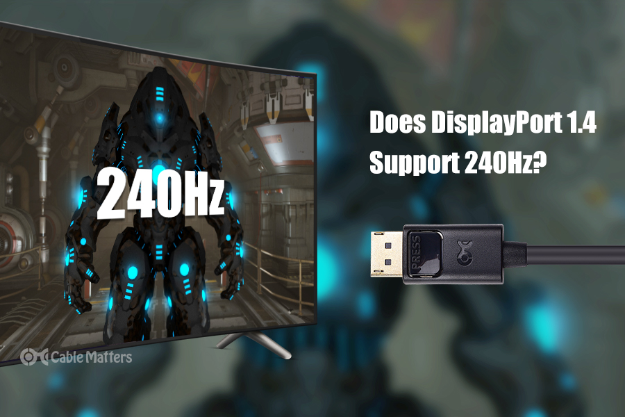 DisplayPort 1.4 Cable 8K@60Hz 4K@144Hz 1080P@240Hz 32.4Gbps for Gaming