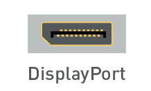 DisplayPort connector monitor cable type