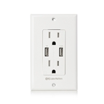 Buy Electrical Outlets - Tamper-Resistant Receptacle, Duplex AC Outlet with USB Charging| Cable Matters