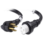 Cable Matters 4-Prong to Twist-Lock 50A RV Power Cord 1.5 Feet (NEMA 14-50P to NEMA SS2-50R)