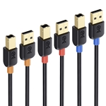 Cable Matters 3-Pack USB 2.0 to USB-B Printer Cable