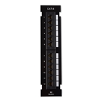 Cable Matters [UL Listed] 12-Port Cat6 Vertical Mini Patch Panel with 89D Bracket