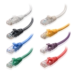 Cable Matters 8-Color Combo Cat5e Snagless Gigabit Ethernet Patch Cable