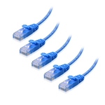 Cable Matters 5-Pack Ultra Slim Cat6 Snagless Ethernet Patch Cable