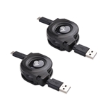 Cable Matters 2-Pack Retractable USB-C to USB-A 2.0 Charging Cable