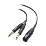 Cable Matters Male XLR to Dual 1/4