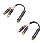 Cable Matters 2-Pack Female 1/4