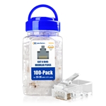 Cable Matters 100-Pack Cat6 RJ45 Modular Plugs