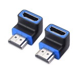 Cable Matters 2-Pack 90 Degree Angled M/F 8K HDMI Adapters