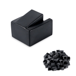 Cable Matters 50-Pack RJ45 Cable Dust Covers in Black