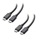 Cable Matters 2-Pack, USB-C 3.1 Gen 1 Cable with 100W PD in Black - 1.8m/6ft