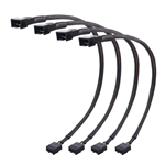 Cable Matters 4-Pack, 4-Pin PWN Extension Cable - 12 inches