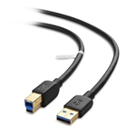 Cable Matters Long Micro USB 3.0 Cable 10 ft (External Hard Drive Cable,  USB to USB Micro B Cable) in Black, Compatible with Seagate, LaCie,  Toshiba