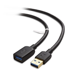 Câble USB - Micro USB - 3,0 mètres (noir)