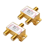Cable Matters 2-Pack 2-Way 2.4 Ghz Coaxial Splitter