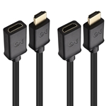 Cable Matters 2-Pack HDMI Extension Cable - HDR and 4K Ready