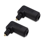 Cable Matters 2-Pack Right Angle Toslink Adapter