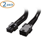 Cable Matters 2-Pack PCI-E 6 Pin Power Cable 10 Inches