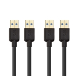 Cable Matters 2-Pack USB 3.0 Male to Male Cable