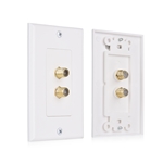 Cable Matters 2-Pack 2-Port TV Cable Wall Plate