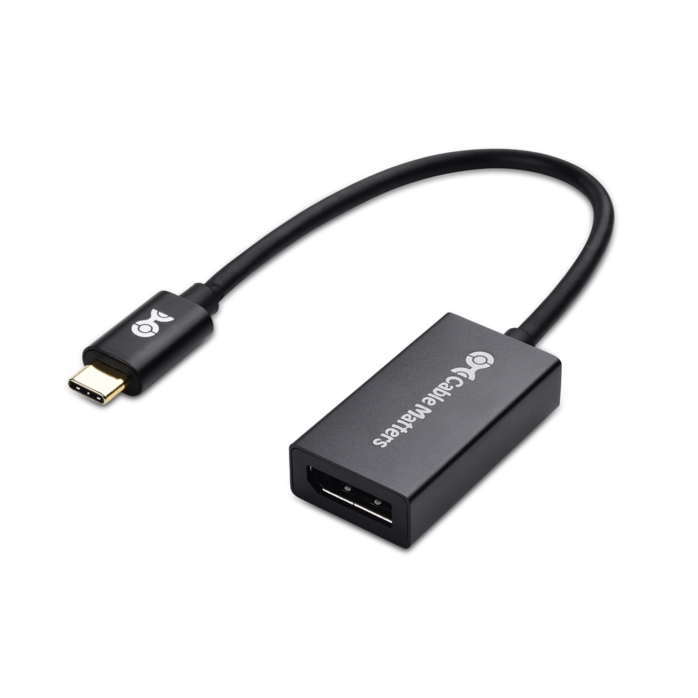 Ausgang. unterstützt 4K @ 60 Hz HD-Adapter max DP1.4 CERRXIAN USB-C auf DisplayPort-Adapter 8K @ 60Hz vergoldeter USB 3.1 Typ-C-Stecker auf DP-Buchse 