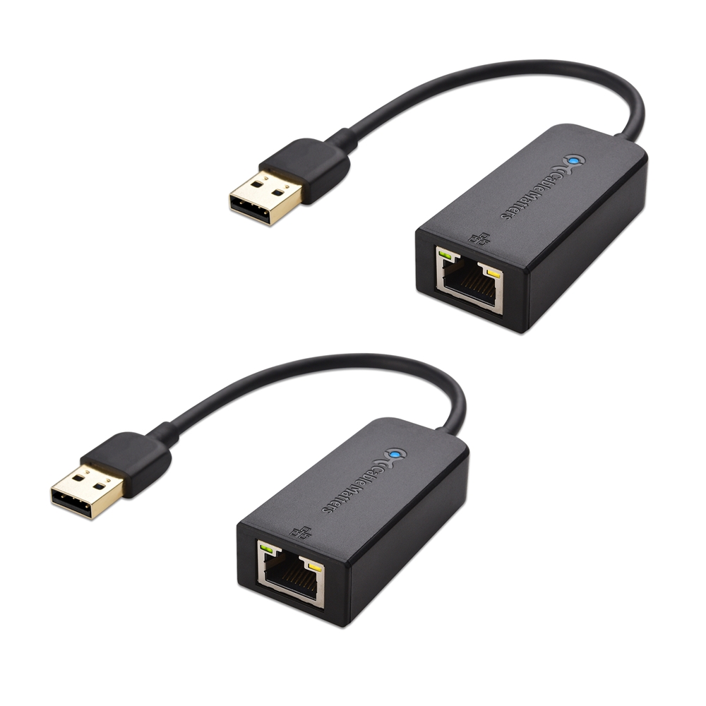Cable Matters 2-Pack Plug & Play USB to Ethernet Adapter with PXE, MAC  Address Clone Support (Ethernet to USB 2.0 Adapter, Ethernet Adapter for