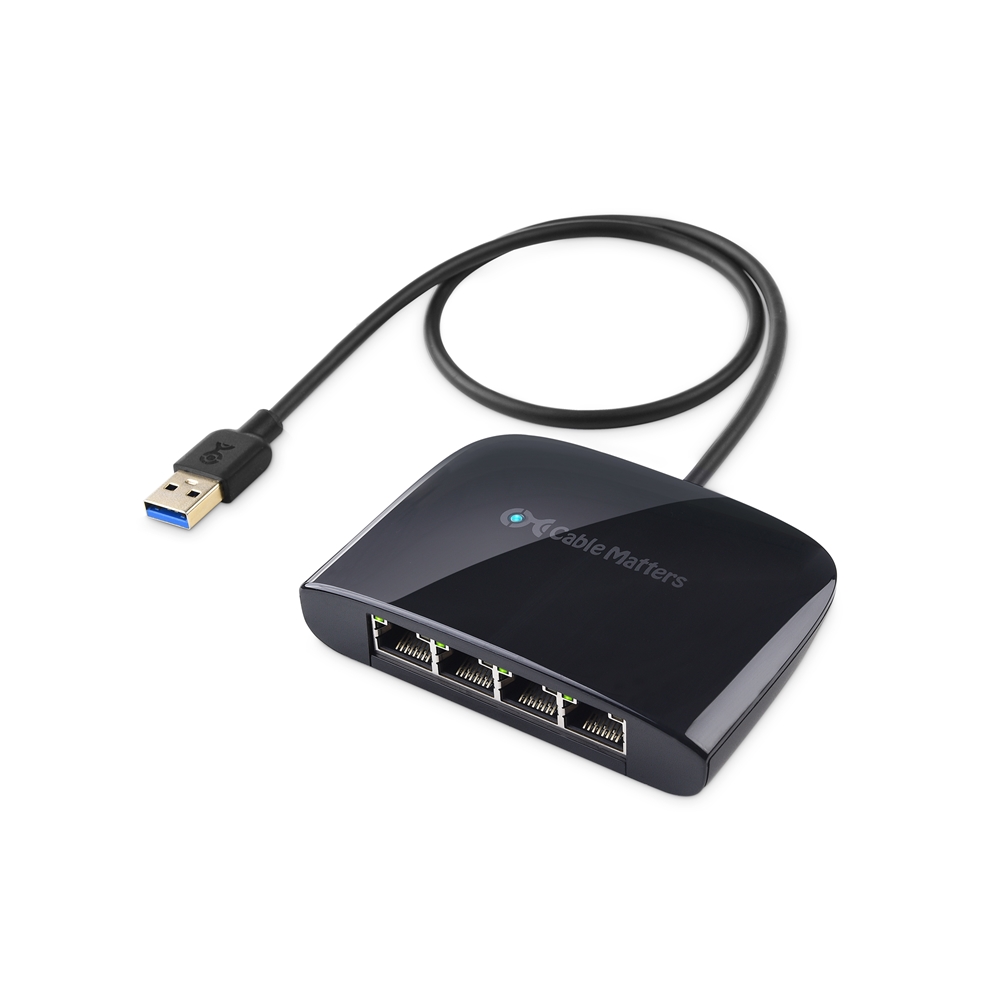 Cable Matters 4 Port USB 3.0 Switch Hub USB Sharing Switch for 4 Computers  and USB Peripherals - Button or Wireless Remote Control Switching 
