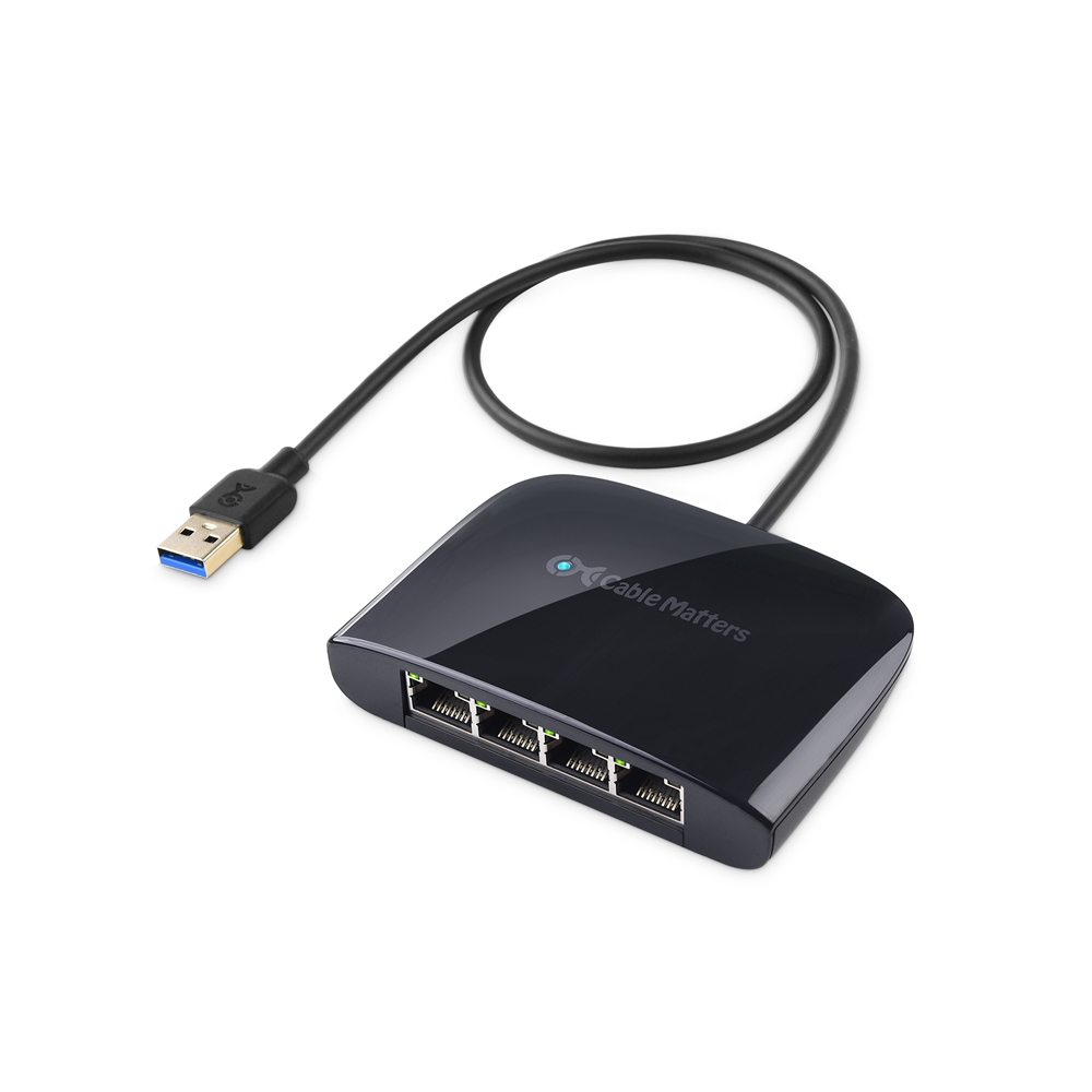 USB 3.1 to 4-port Gigabit Ethernet Adapter