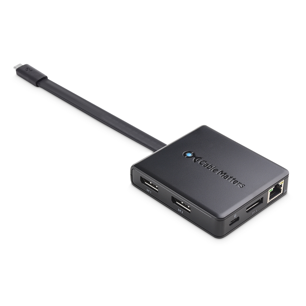 Cable Matters 8K USB C till DisplayPort-adapter (USB C till DP-adapter)  Stöd 8K (7680 x 4320) DisplayPort 1.4 - Thunderbolt 3 Kompatibel för Oculus