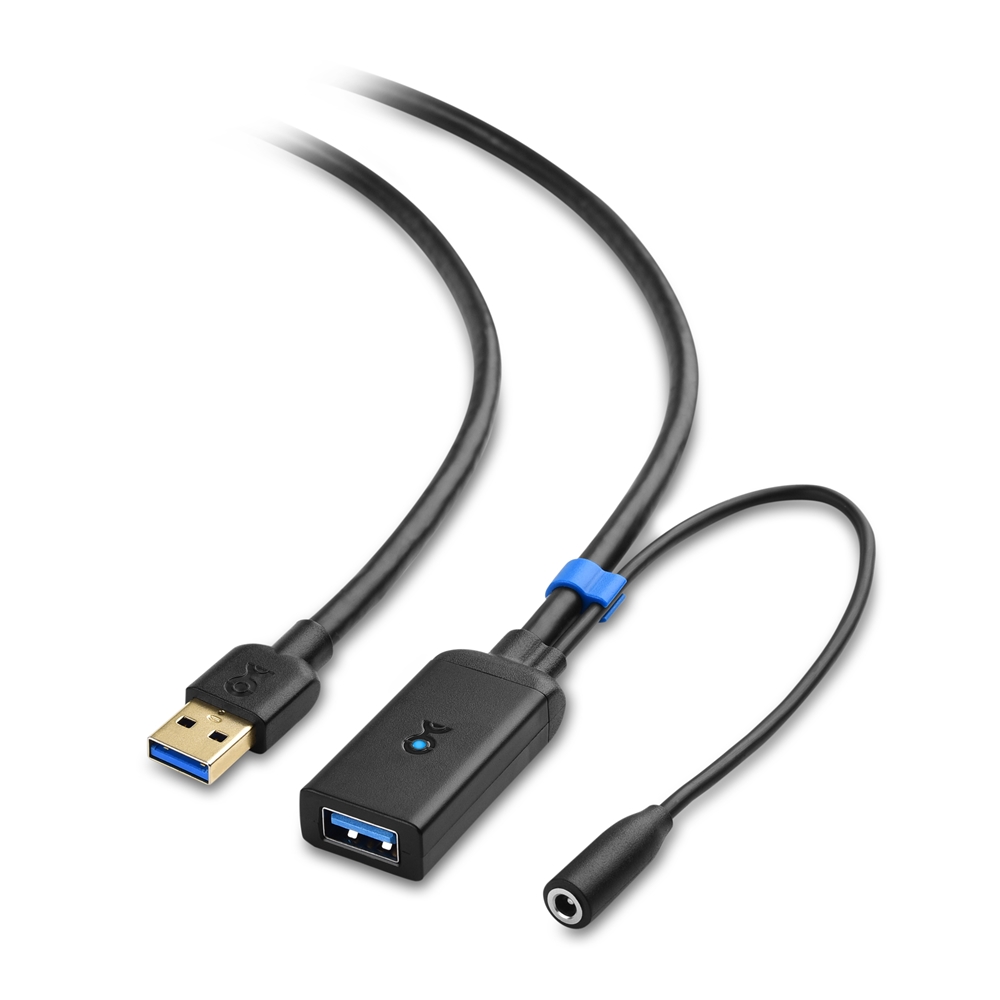 Cable Matters USB to USB Extension Cable (USB 3.0 Extension Cable / USB 3  Extension Cable) in Black 6 Feet - Available 3FT - 10FT in Length