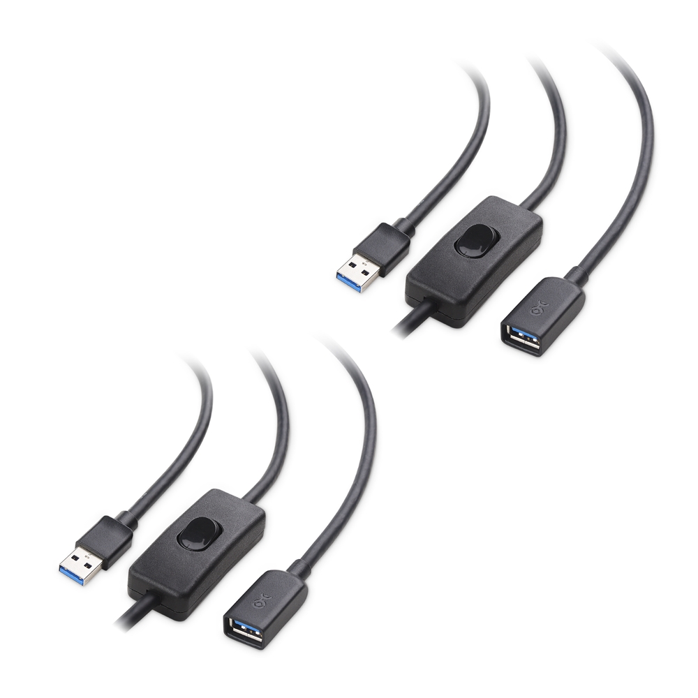 Tåre Diplomat udtrykkeligt USB 3.0 M/F Extension Cable with On/Off Switch