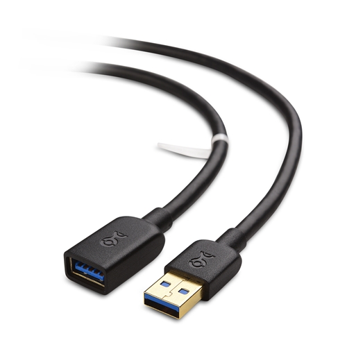 Cable Matters USB to USB Extension Cable (USB 3.0 Extension Cable/USB 3 Extension Cable) in Black 10 Feet