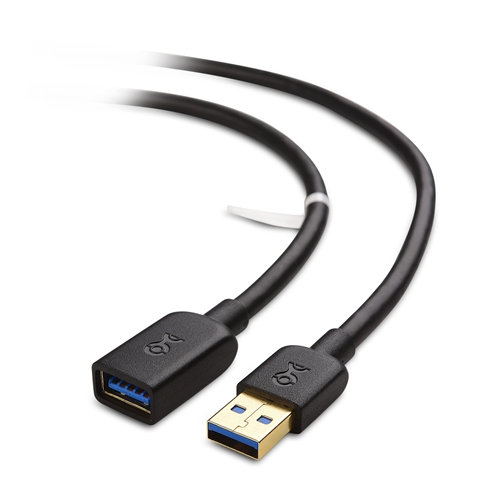 Câble d'extension USB Type-A de 3 m - M/F - Rallonge USB-A - Noir