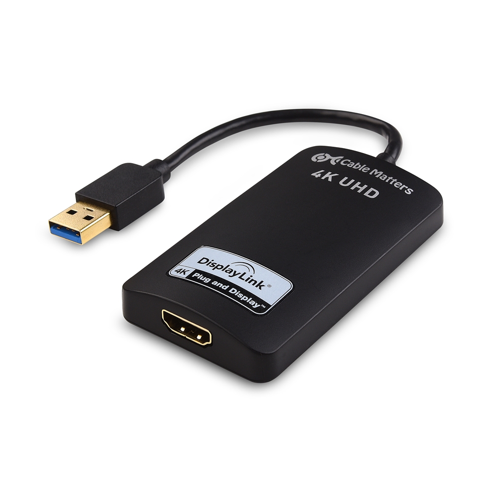 Adaptateur USB 3.0 vers ordinateur portable HDMI + VGA vers écran