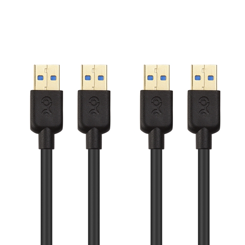 2-Pack USB 3.0 Male to Male Cable
