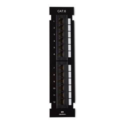 Cable Matters [UL Listed] 12-Port Cat6 Vertical Mini Patch Panel with 89D Bracket