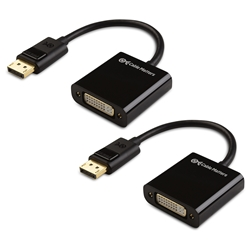 Cable Matters 2-Pack DisplayPort to DVI Adapter