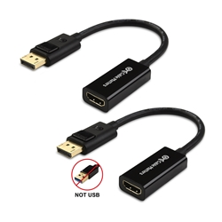 Cable Matters 2-Pack DisplayPort to HDMI Adapter